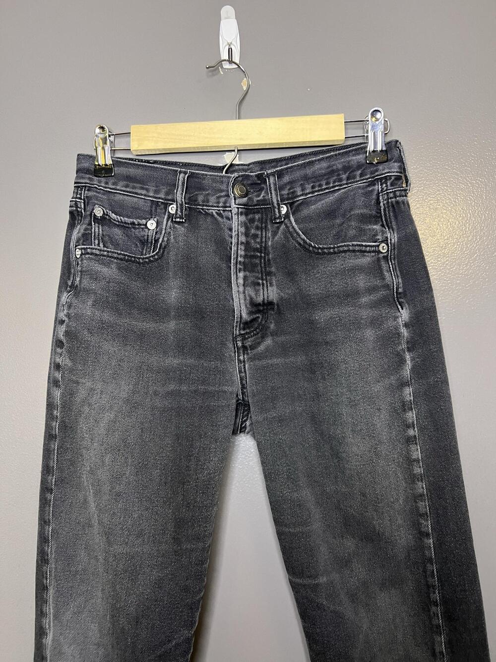 American Eagle Outfitters Boyfriend Jeans Womens 4 Gray High Rise Charcoal Denim